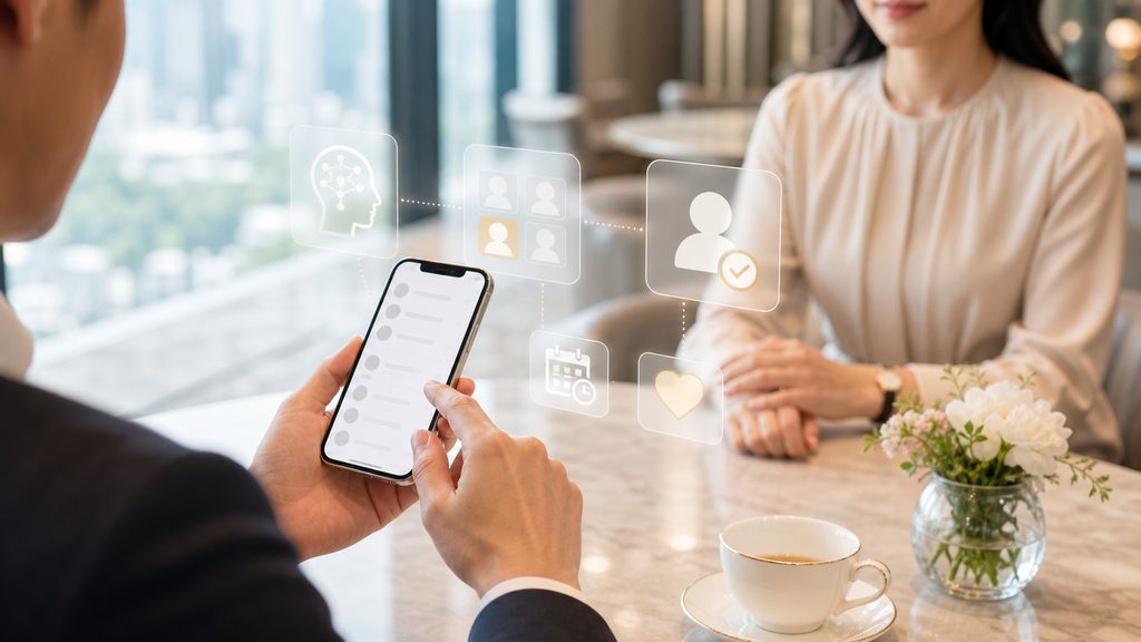 AIが代行する範囲とユーザーが操作する範囲のイメージ