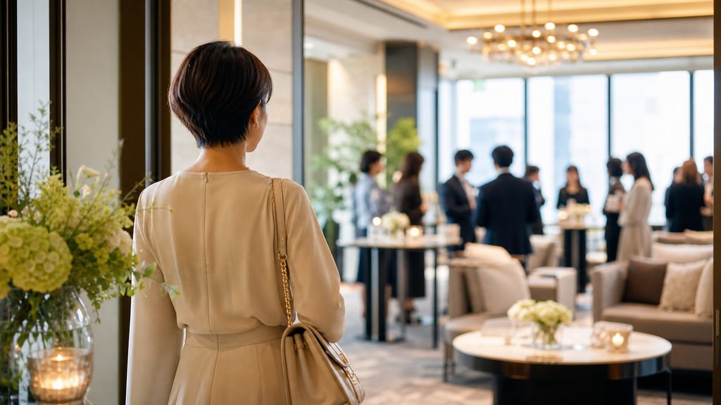 ハイスペック向け婚活パーティーの上品な出会いイメージ
