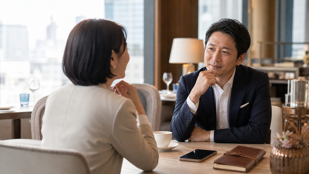会社名を書くか書かないかを大人の婚活視点で判断するイメージ