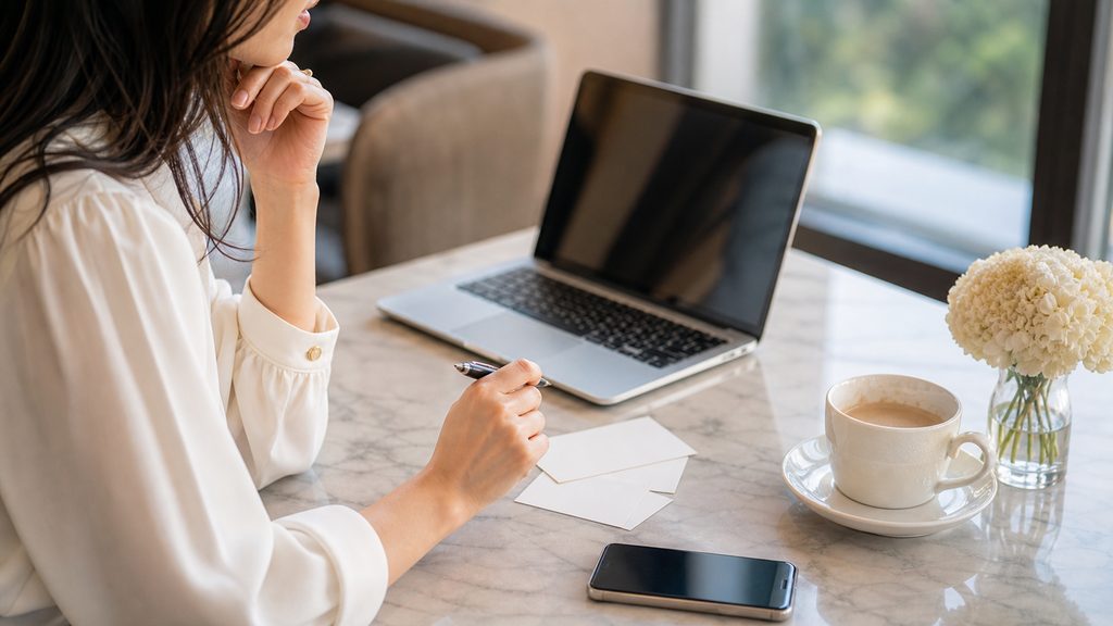 30代女性がそのまま使える短文の型と例文のイメージ