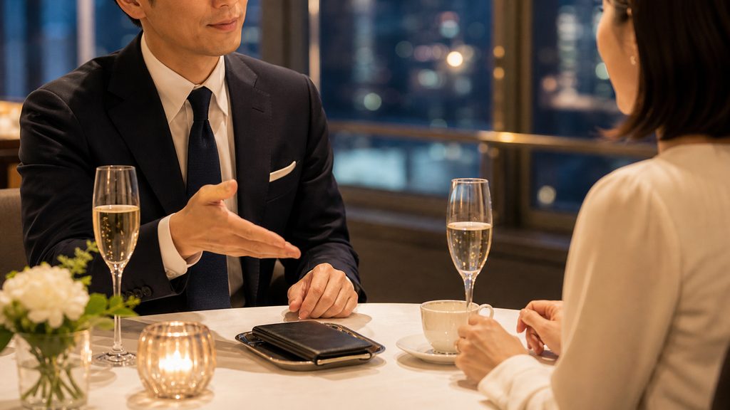 全額おごりが唯一解ではない|受け取り方と次につなげる所作のイメージ