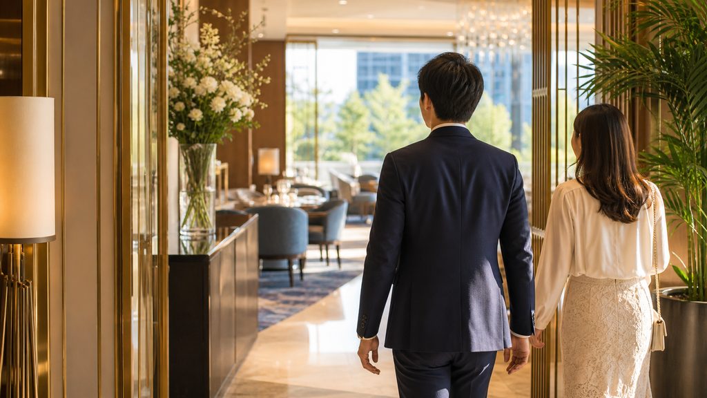 30代男性が出会いの場を選ぶときの判断軸のイメージ